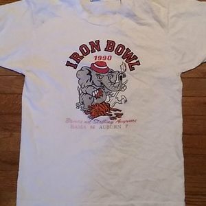 VINTAGE Alabama Iron Bowl 1991 T Shirt